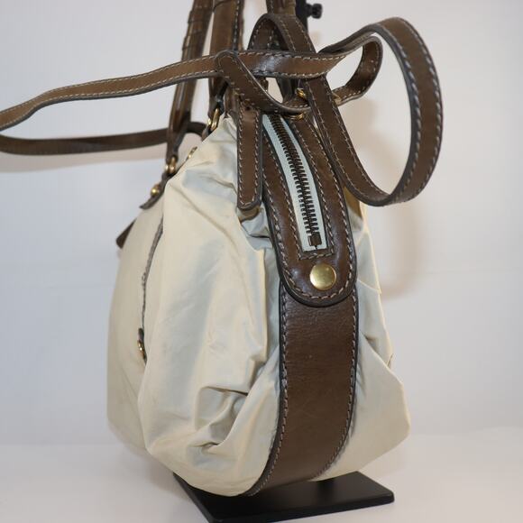 Gryson Nylon and Leather Satchel with Shoulder Strap - Picture 3 of 8